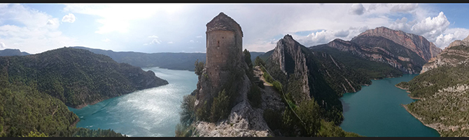 Pasarelas de Montfalcó-Mont-Rebei-ermita la Pertusa Pasarelas de Montfalcó-Mont-Rebei-ermita la Pertusa